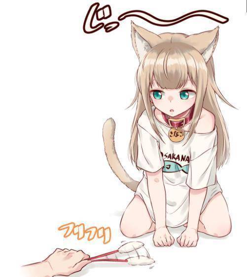 "猫咪萌娘"的画师,再放出新作品,原型真的是美女喵_猫娘_形象_二次元