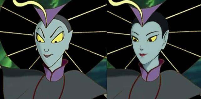 动漫反派换个画风后会怎样,石矶娘娘成完美女神,变化最大的是葫芦娃中