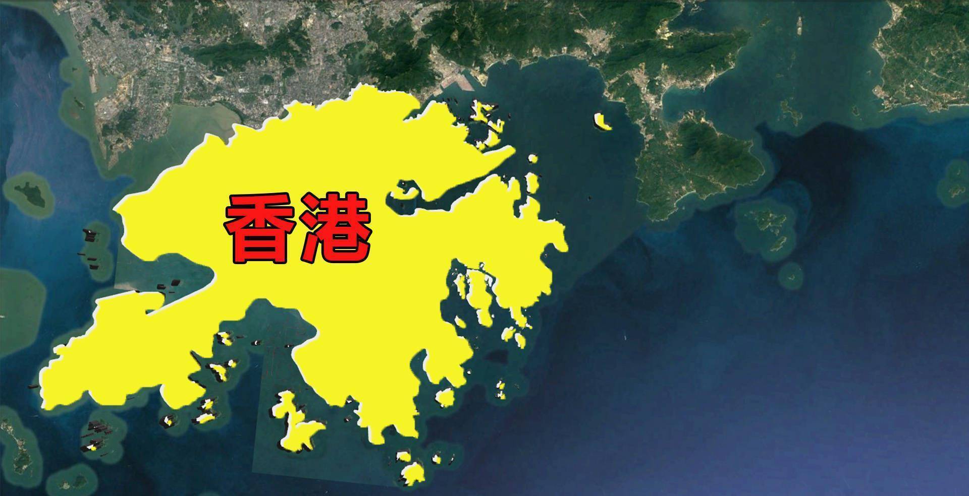 香港填海造陆地图图片