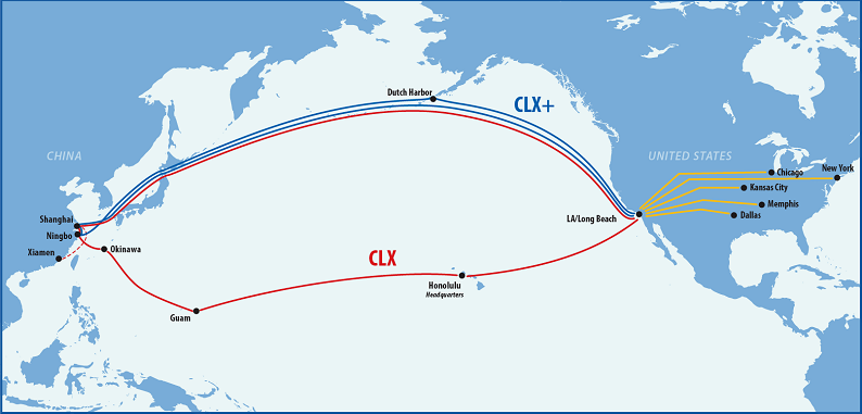 美国海运那么多航线,到底应该怎么选呢?_美东_美西_港口