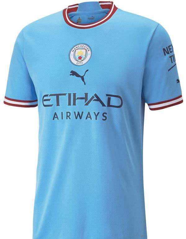 曼城公布2022-23赛季的全新主场球衣_科林_球员_传奇