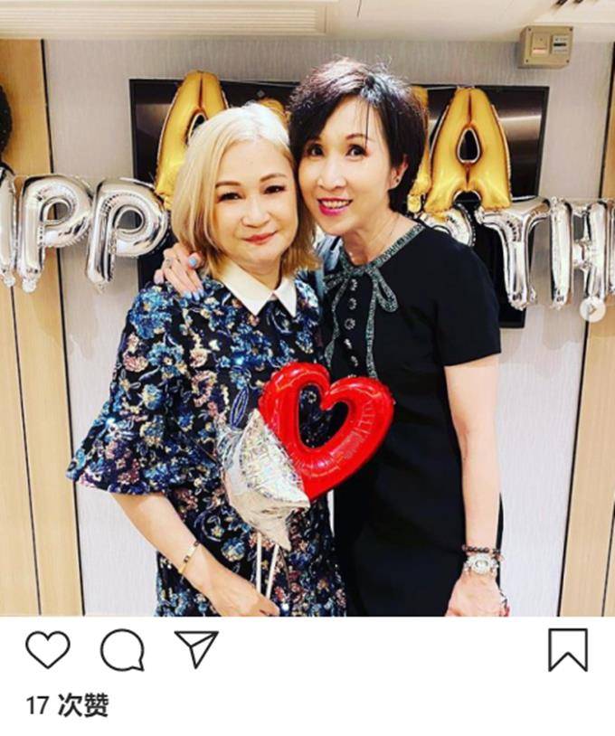原来,这是关礼杰妻子梁安娜的生日会.