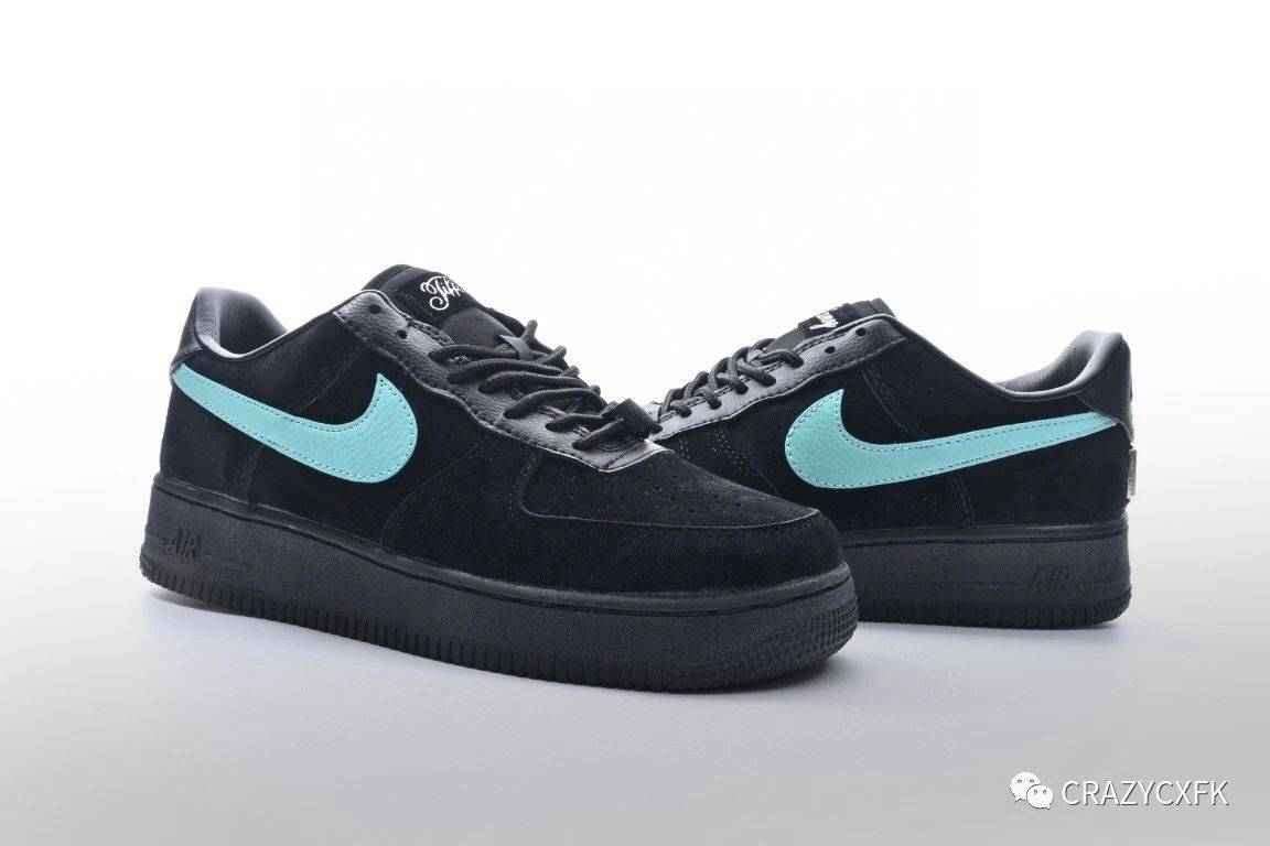 tiffany & co x nike air force 1 1837 联名黑蒂芙尼蓝耐克空军一号