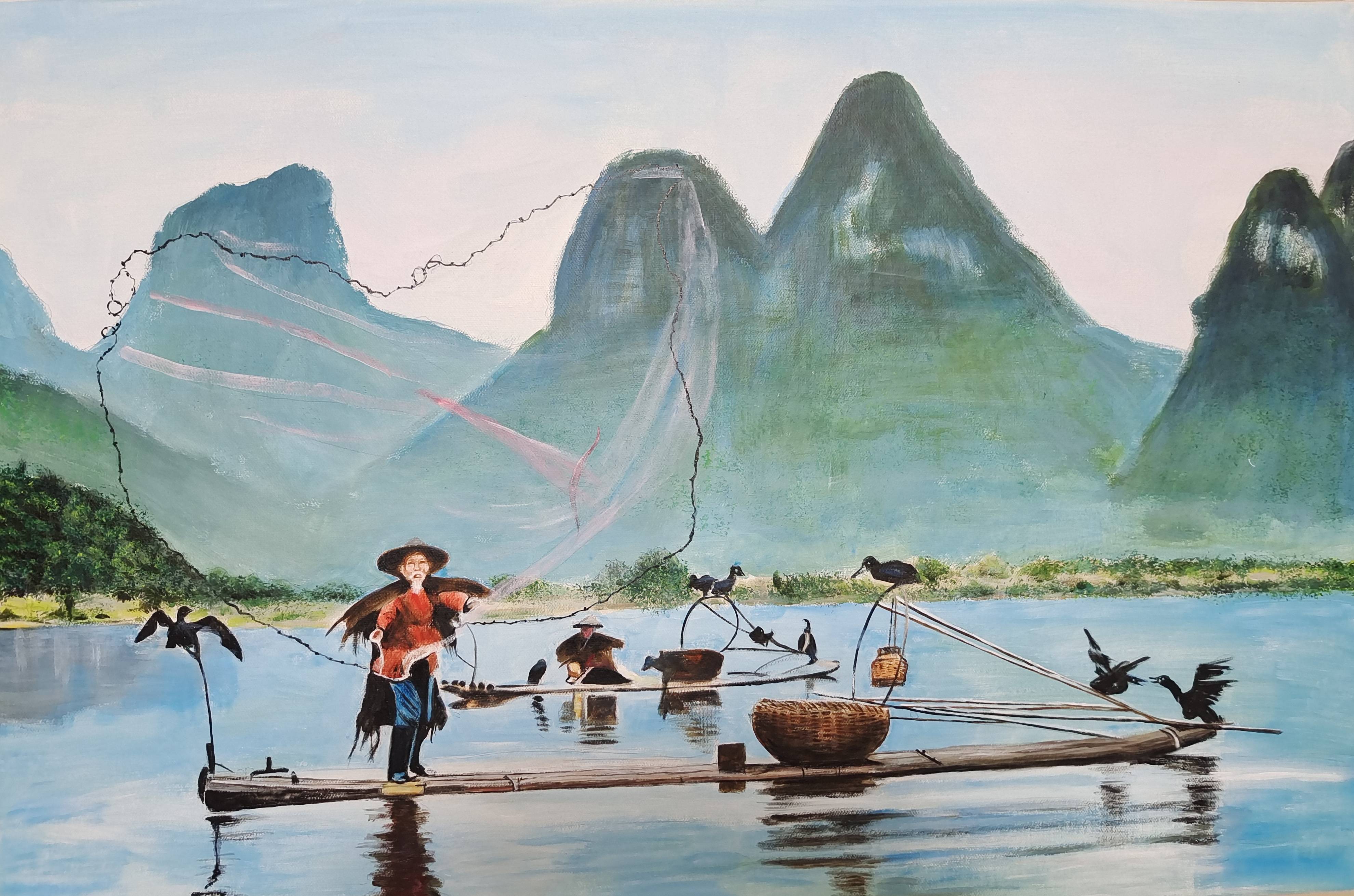 中国美术馆收藏王克正绘画作品_方面_健美_研究