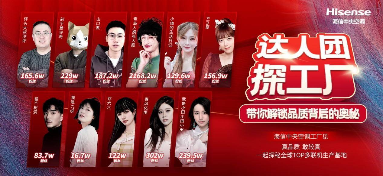 抖音达人探厂海信中央空调,解锁健康舒适风的秘密_生产_产品_机器