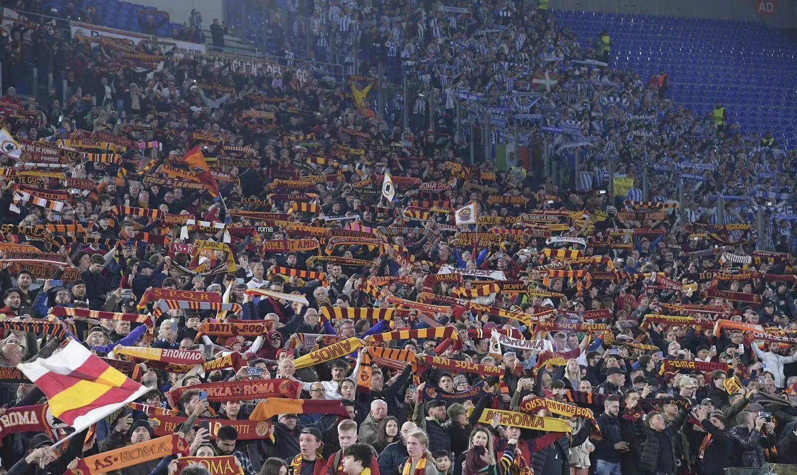 祝贺穆帅,6万名球迷见证了罗马主场战胜西甲巨人并取得领先_巴拉_皇家