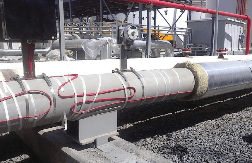 因此寒冷地区的加热炉进出口管道也需加伴热管道