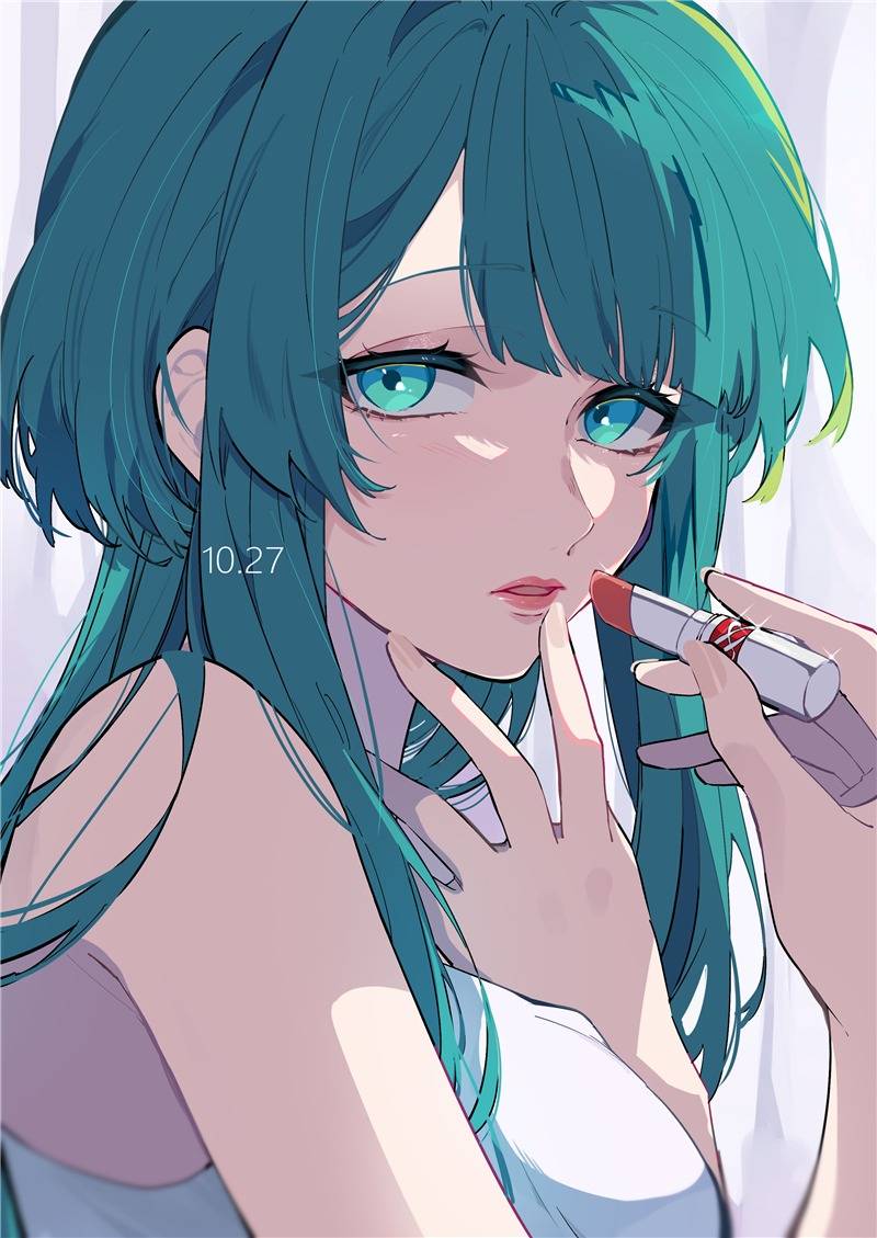 二次元男生女生头像 口红特辑p站美图欣赏_时候