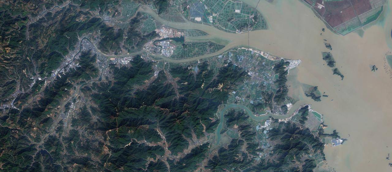 2022年浙江省台州市最新高清卫星影像:了解哪些"州"