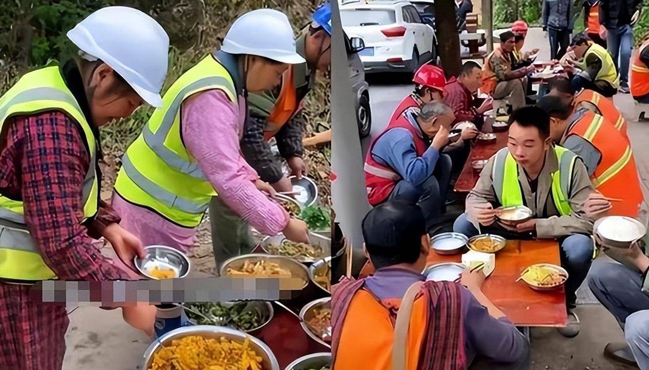 跑到工地食堂吃13块钱管饱的快餐