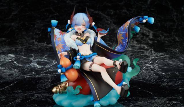 re0:蕾姆百鬼夜行手办官图公开没想到喝高了的蕾姆会这么可爱_葫芦