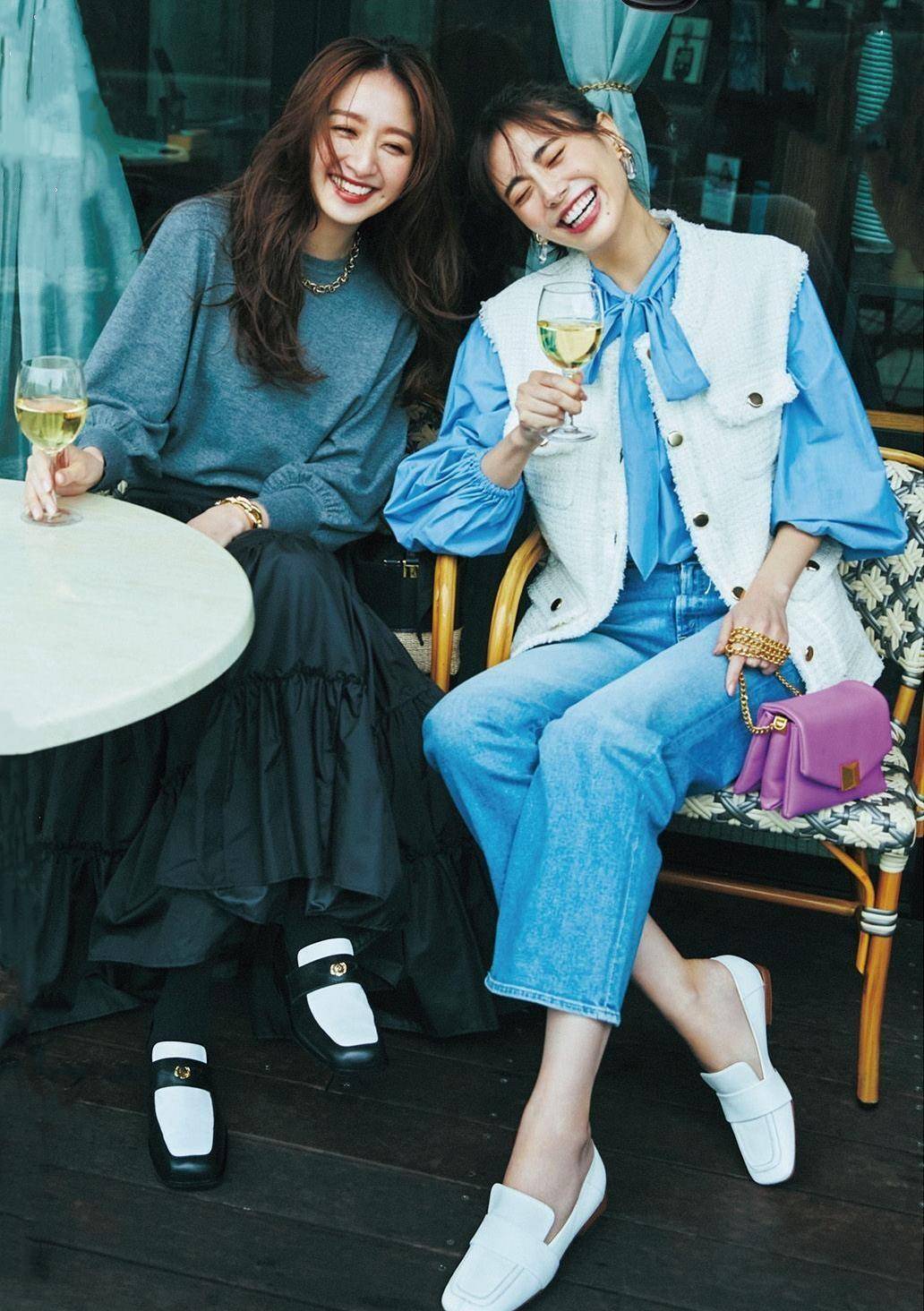 这个春天你和时髦精只差"一点点细节"?_黑色_白色_衬衫