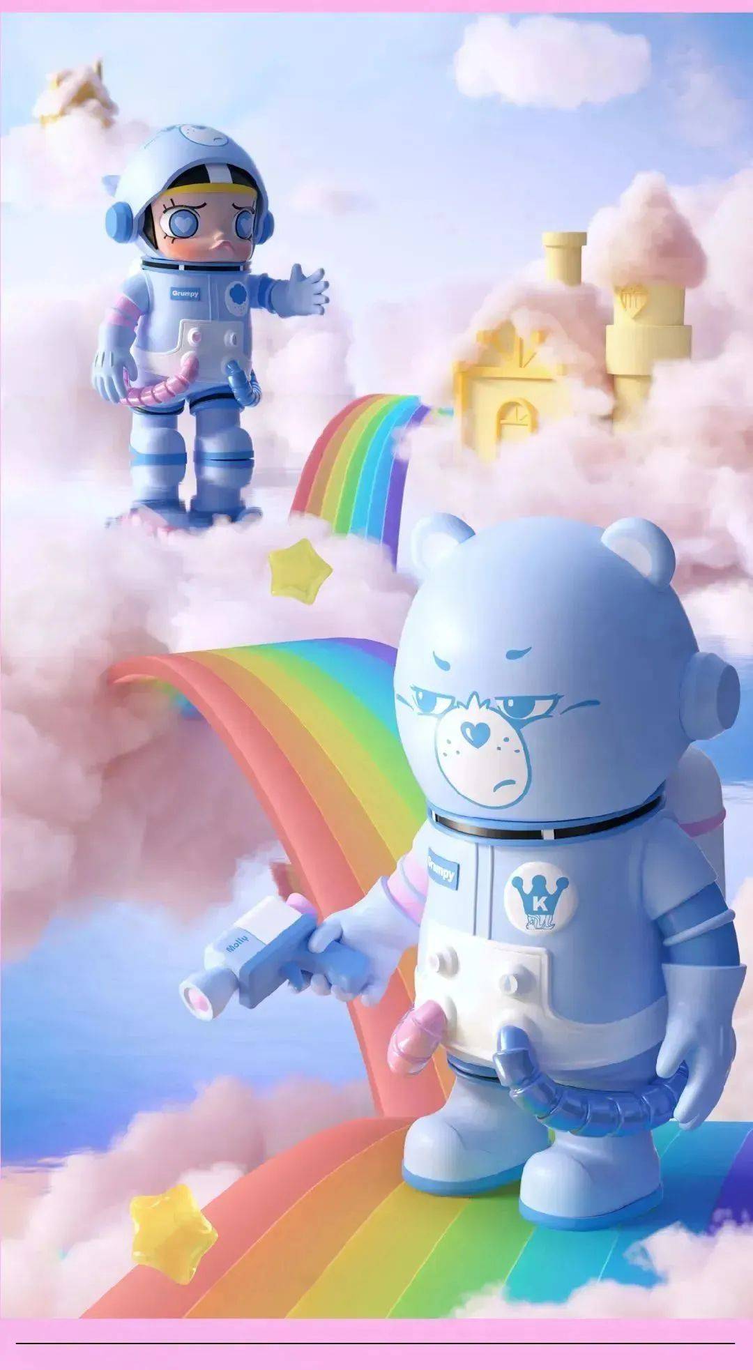 泡泡玛特 | mega space molly 400% 100% 易怒熊_新城_控股集团_发展