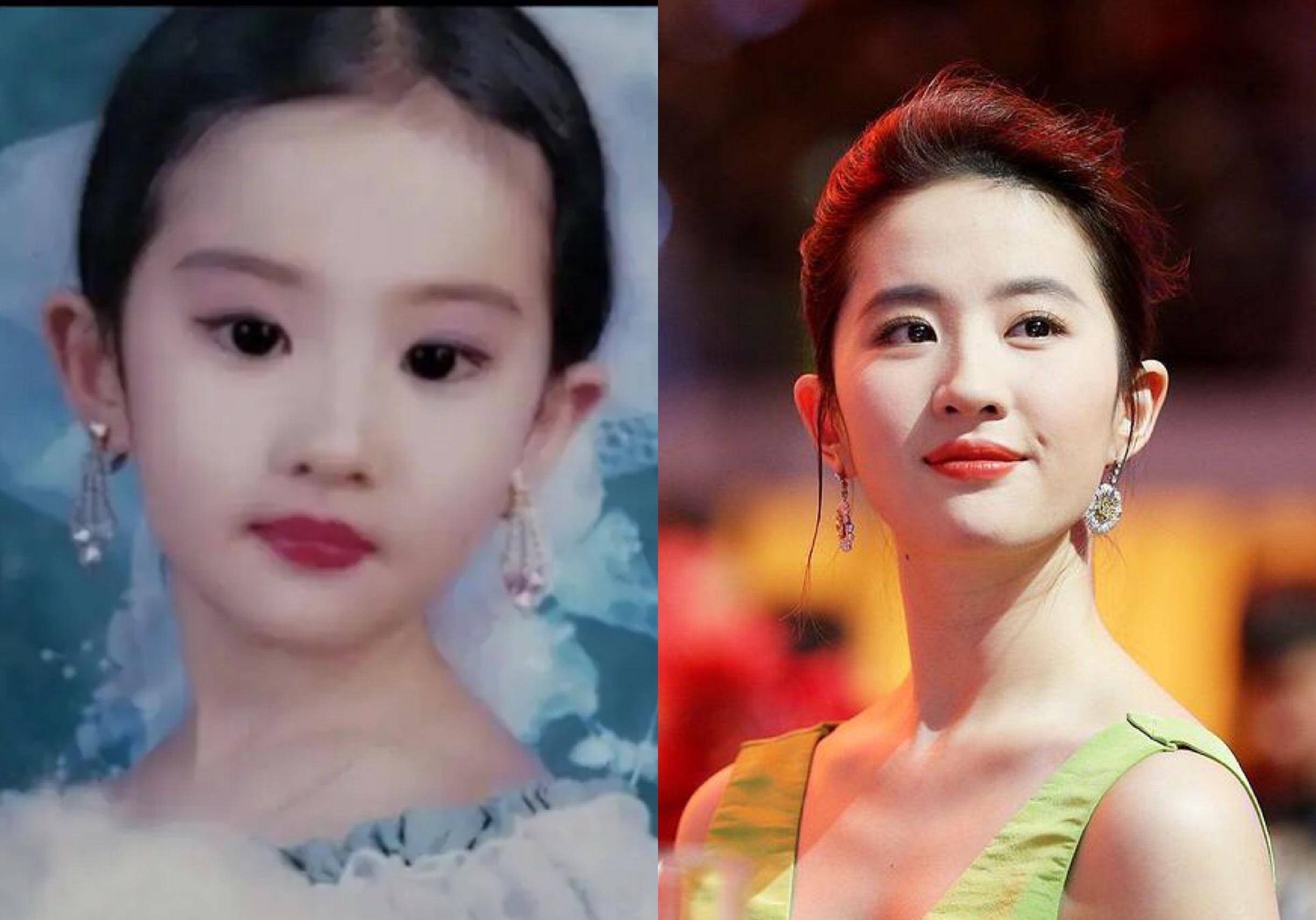 小时候的刘亦菲就长了一双丹凤眼,明亮又有神,而且看起来十分的温婉