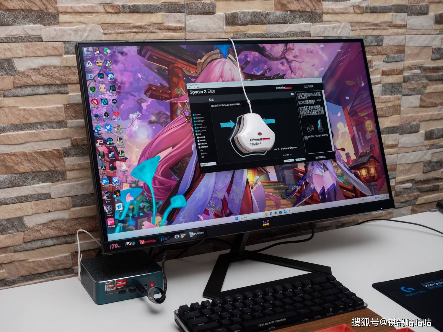 优派vx2758-2k-pro,性价比超高的2k170hz高刷显示器_测试_屏幕_色彩