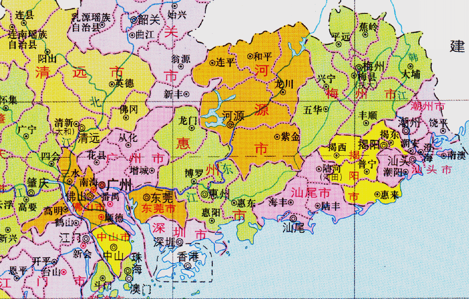 惠州市的辖区调整,广东省的第5大城市,为何有5个区县?