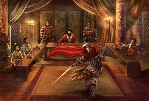 刘邦率先攻入咸阳,被抢了先的项羽恼羞成怒,在鸿门设宴,名为犒劳刘邦