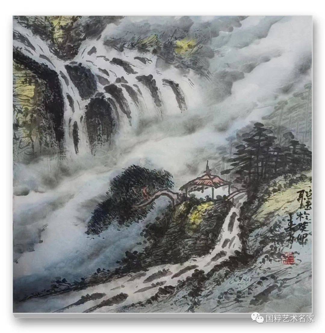 国粹艺术名家——张聪玉_作品_齐先生_山水画