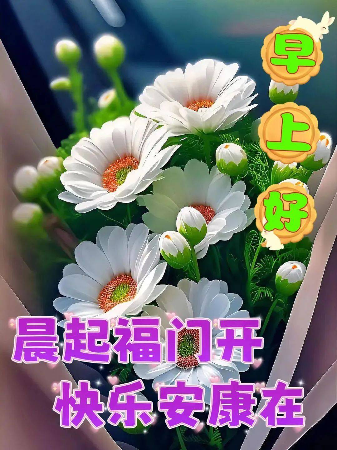 9张最有创意好看的春天早上好图片带字 2023唯美春天早安问候祝福图片