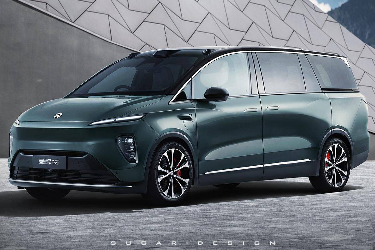 蔚来mpv假想图根据换电站的兼容情况,蔚来子品牌阿尔卑斯预计同样可以