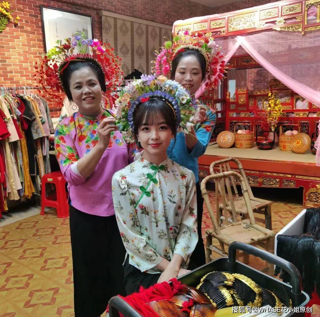 毛晓彤也来打卡"蟳埔女"造型!