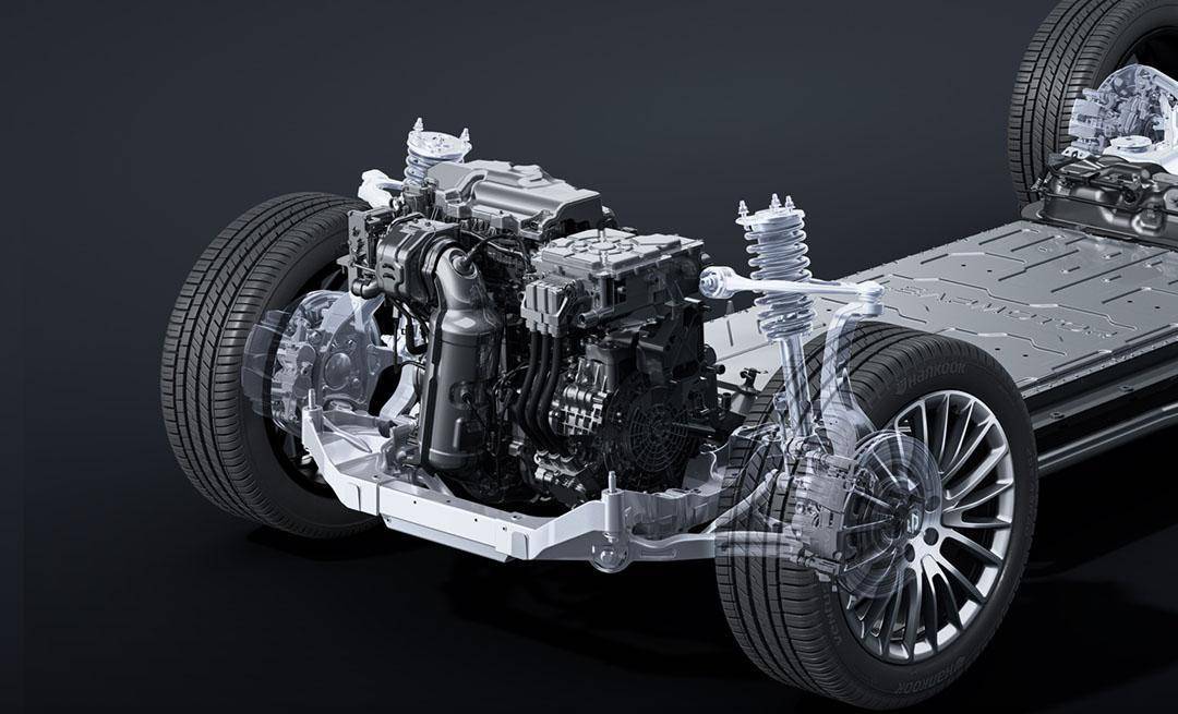 2t发动机和功率200kw的电动机,发动机最大功率为96kw,最大马力为131ps