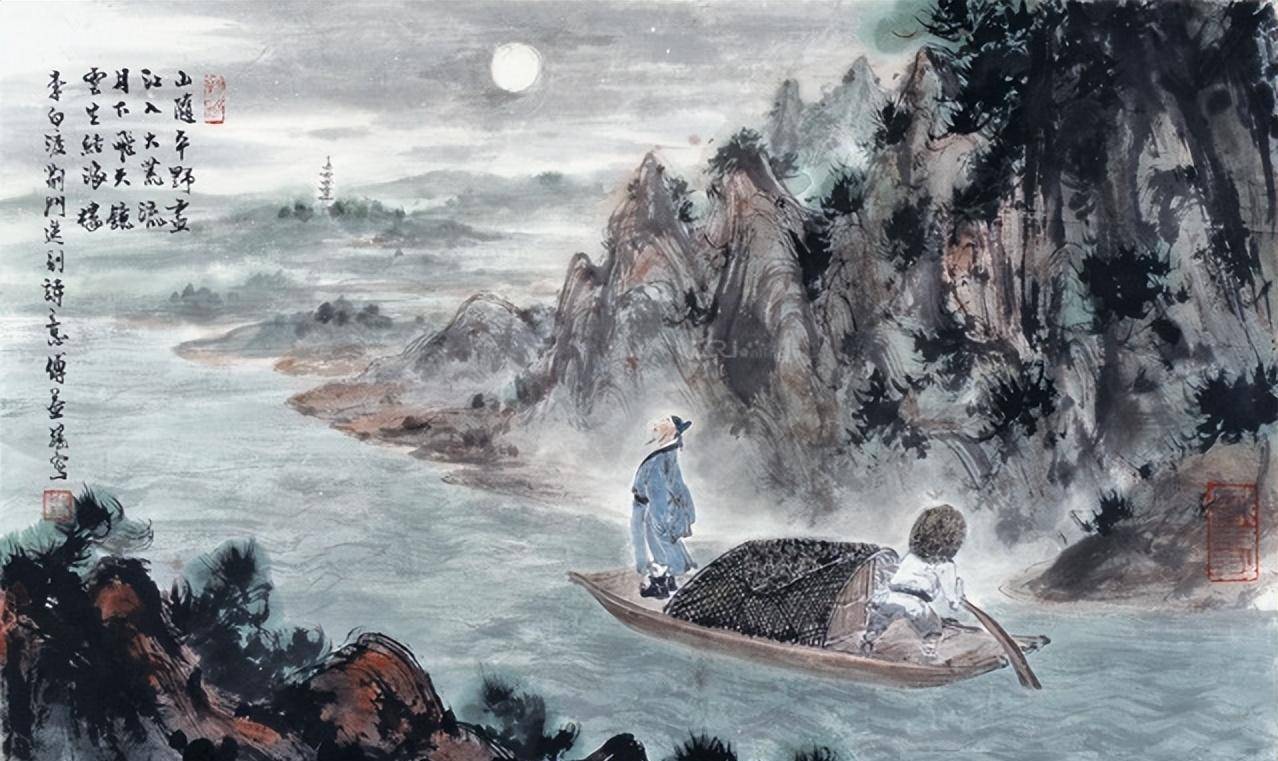 唐诗传世名篇29:天子呼来不上船-"诗仙"和"酒仙"李白-1_金陵_袁宏