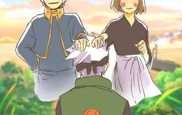 火影:卡卡西遭遇摸头杀,见到白牙的动作,卡卡西眼神变呆滞_父亲_水门