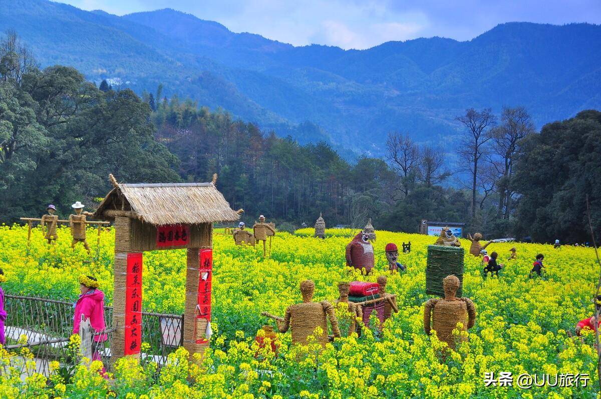婺源,春季旅行很适合去的目的地,8个古村打开田园春日_油菜花_晓起