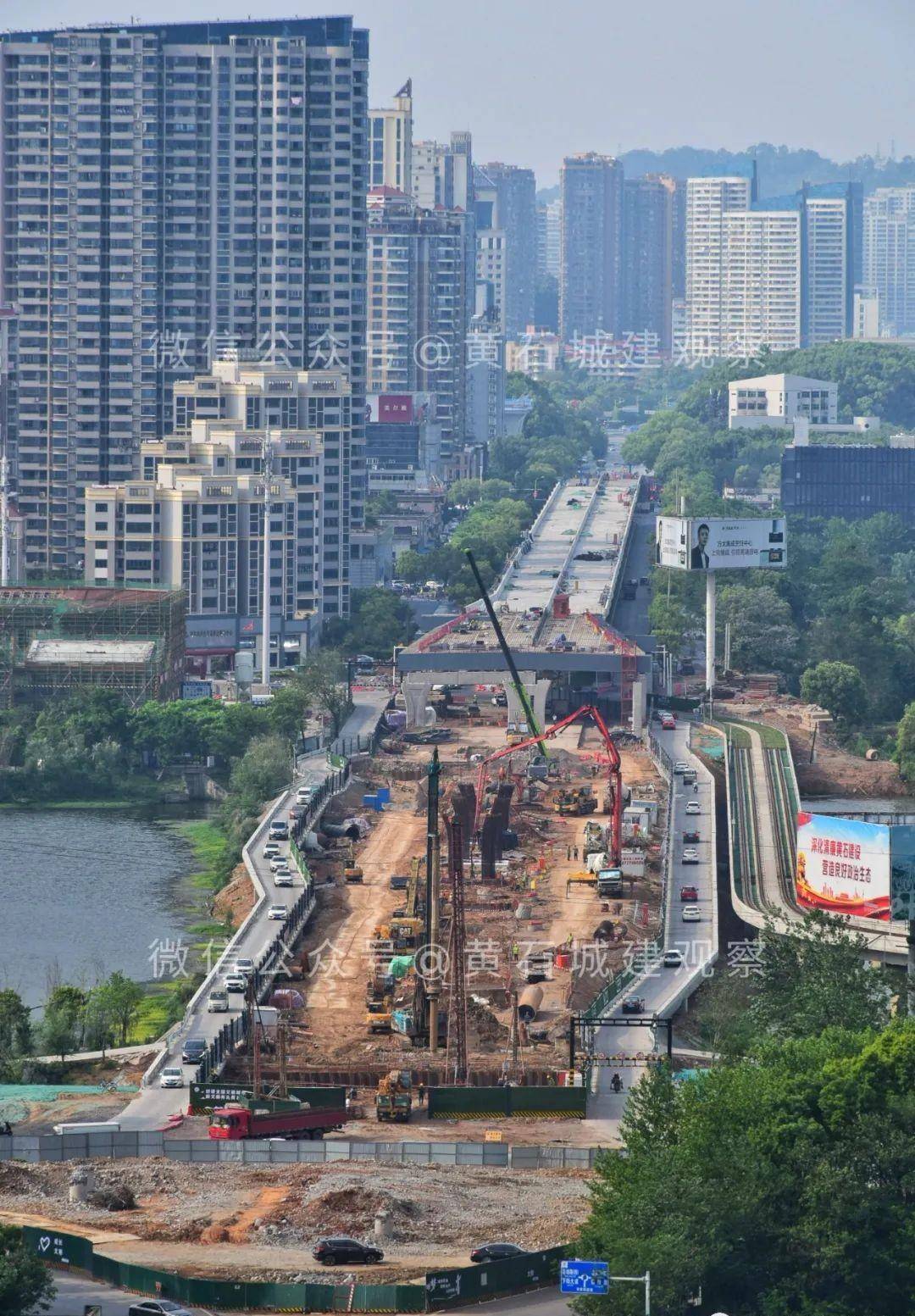 李家坊立交桥已全部拆除桂林南路高架桥施工现场城建君于今天下午实地