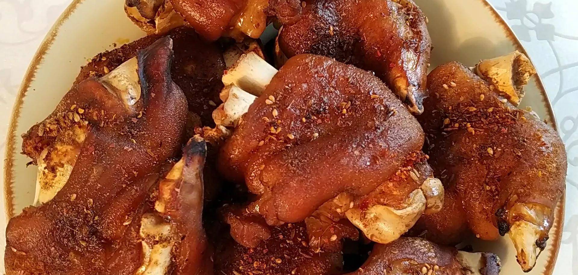 脆皮猪手这样做香而不腻,香料配制简单味道足,越吃越爱吃_处理_净锅