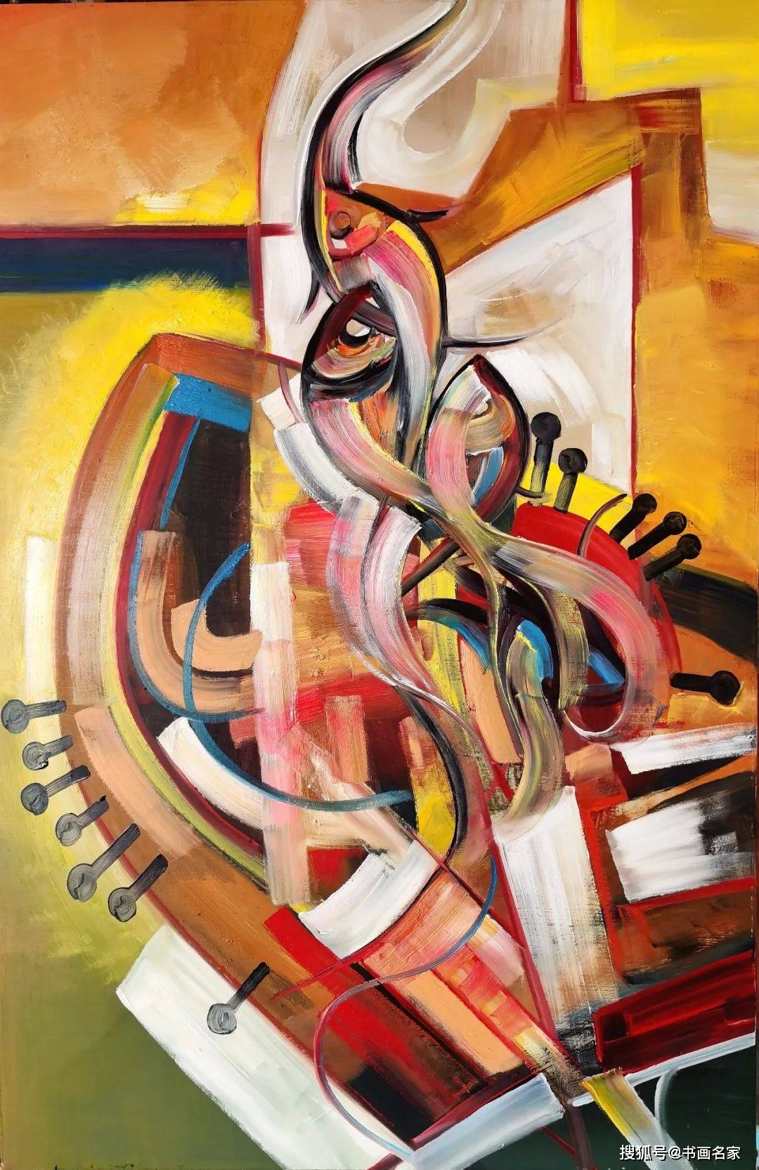 『礼赞劳动美·丹青绘五一』——最美艺术家徐国华_cmx_蒸汽机_系列