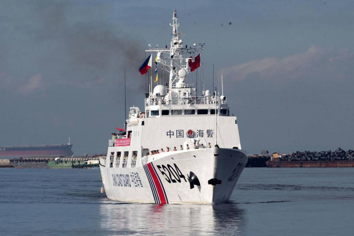 面对大陆的海警,海监执法舰艇,"海巡署"什么都不敢做,只会不断地进行