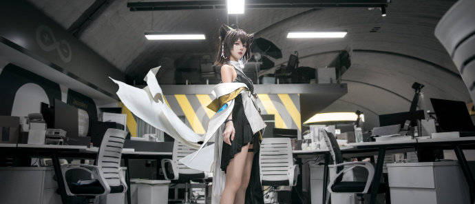 cos:明日方舟淬羽赫默cosplay正片12p-腥味猫罐_伊喵_白嫖_部落