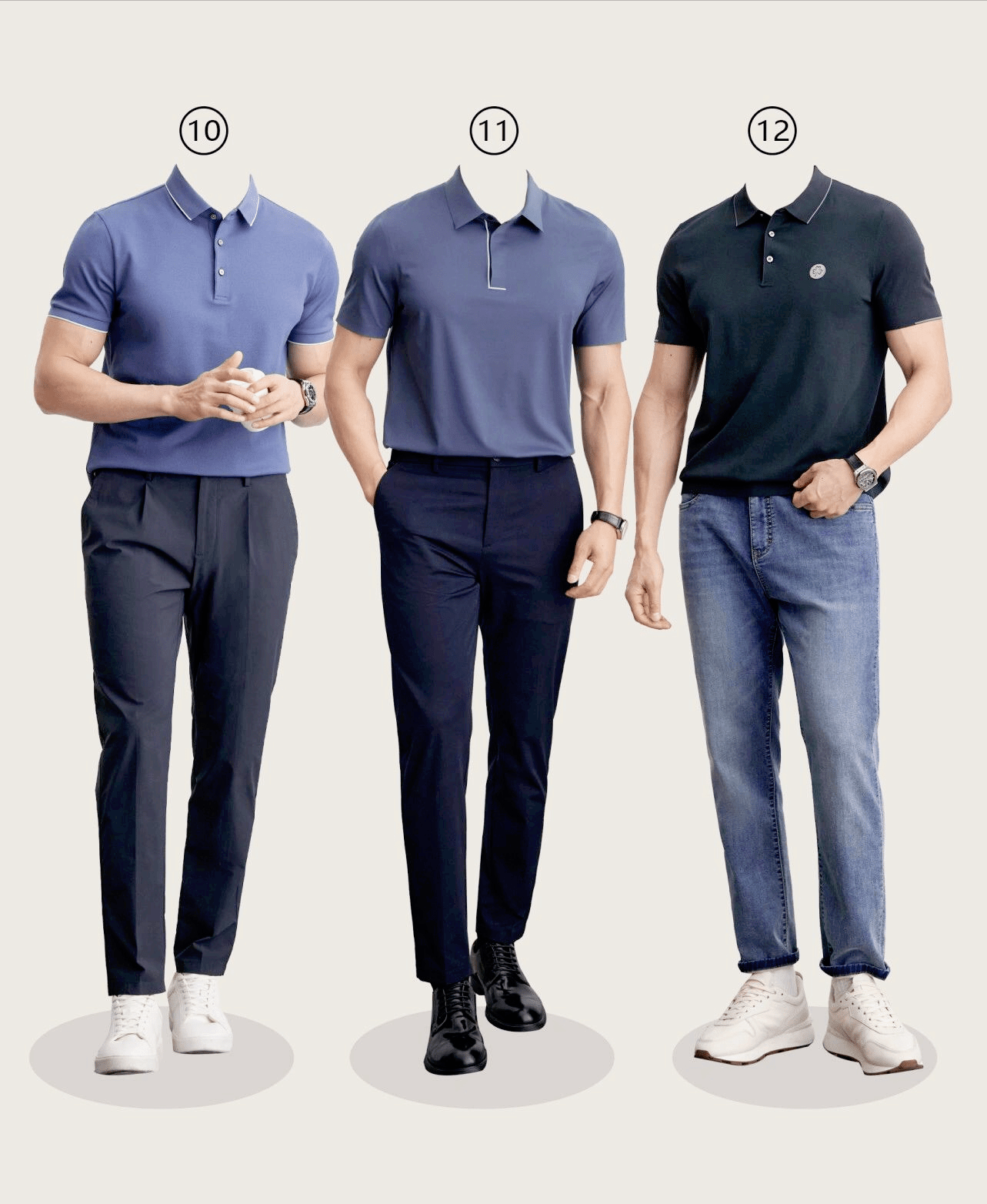 25 轻熟男polo衫穿搭秘籍:4款颜色让你轻松驾驭商务休闲风_polo_场合