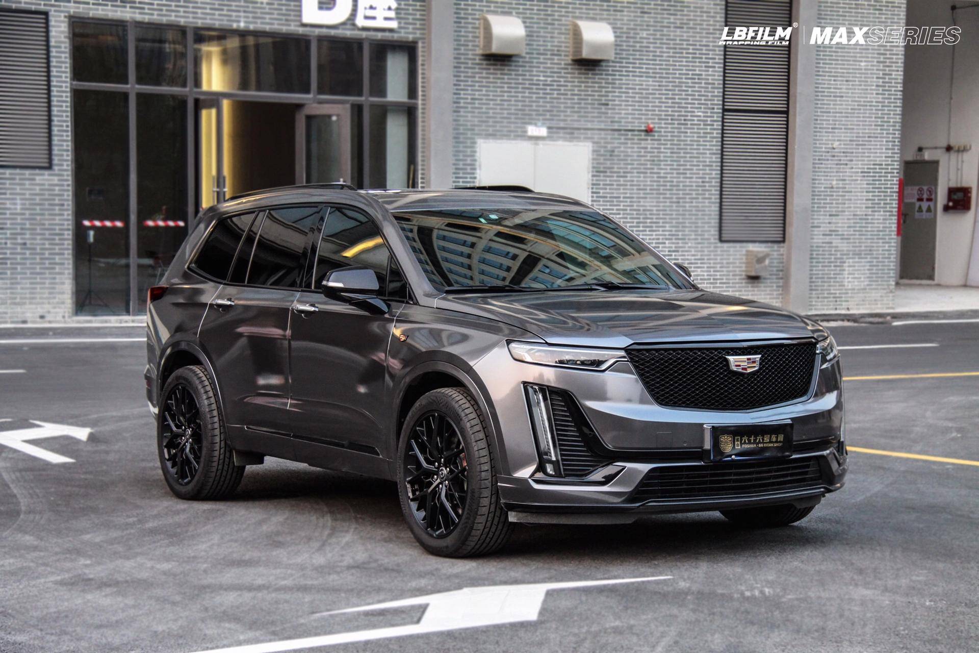 凯迪拉克xt6-lb改色膜超亮金属钨钢,黑色与白色之间的色彩_颜色_人士