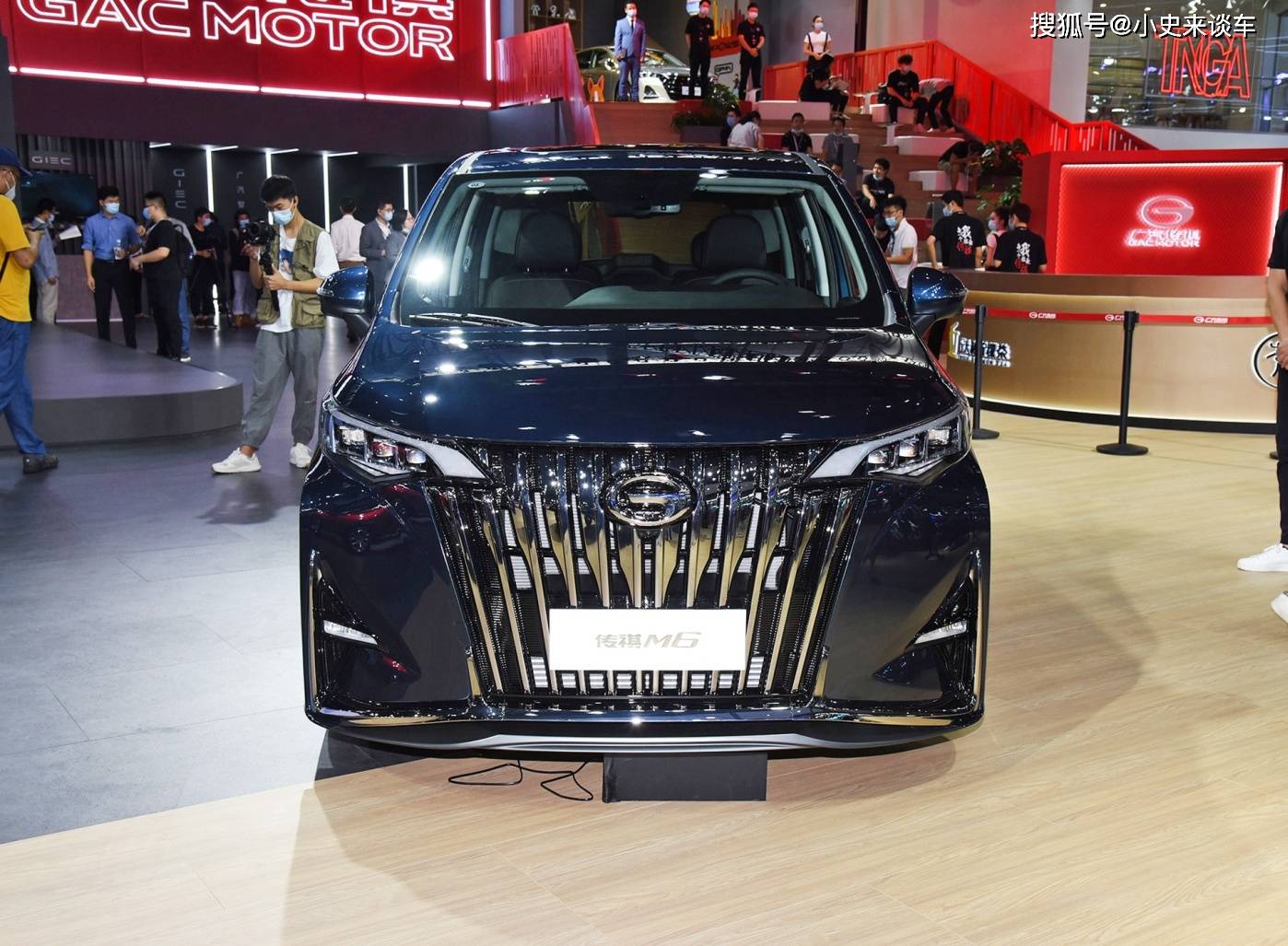 传祺m6大师版亮相或不超15万!堪称"小号埃尔法",配大七座布局_搜狐汽