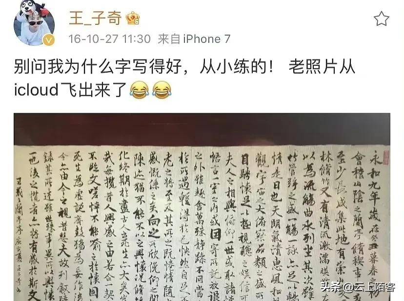 王子奇,娱乐圈独特的存在!网友:小说男主终究还是含蓄了!