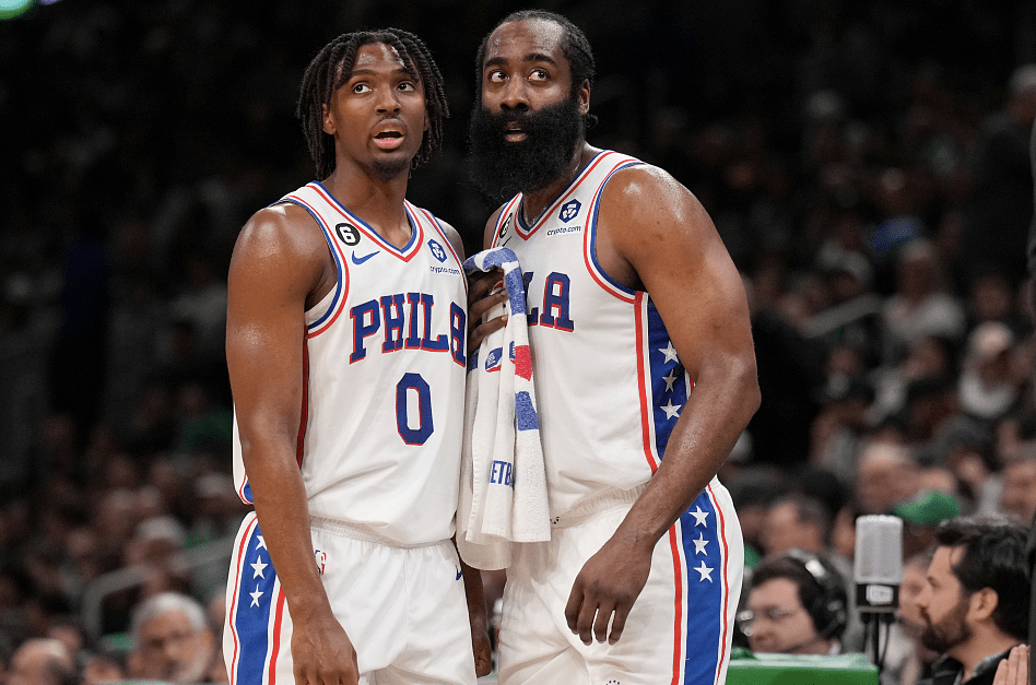 nba季后赛:76人完胜绿军总分3-2 恩比德33分哈登准三双连刷纪录