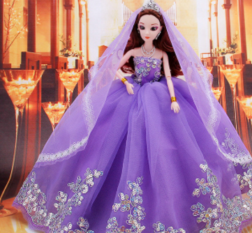 十二星座专属唯美芭比婚纱,双子座紫色魅惑,巨蟹座野性之美!