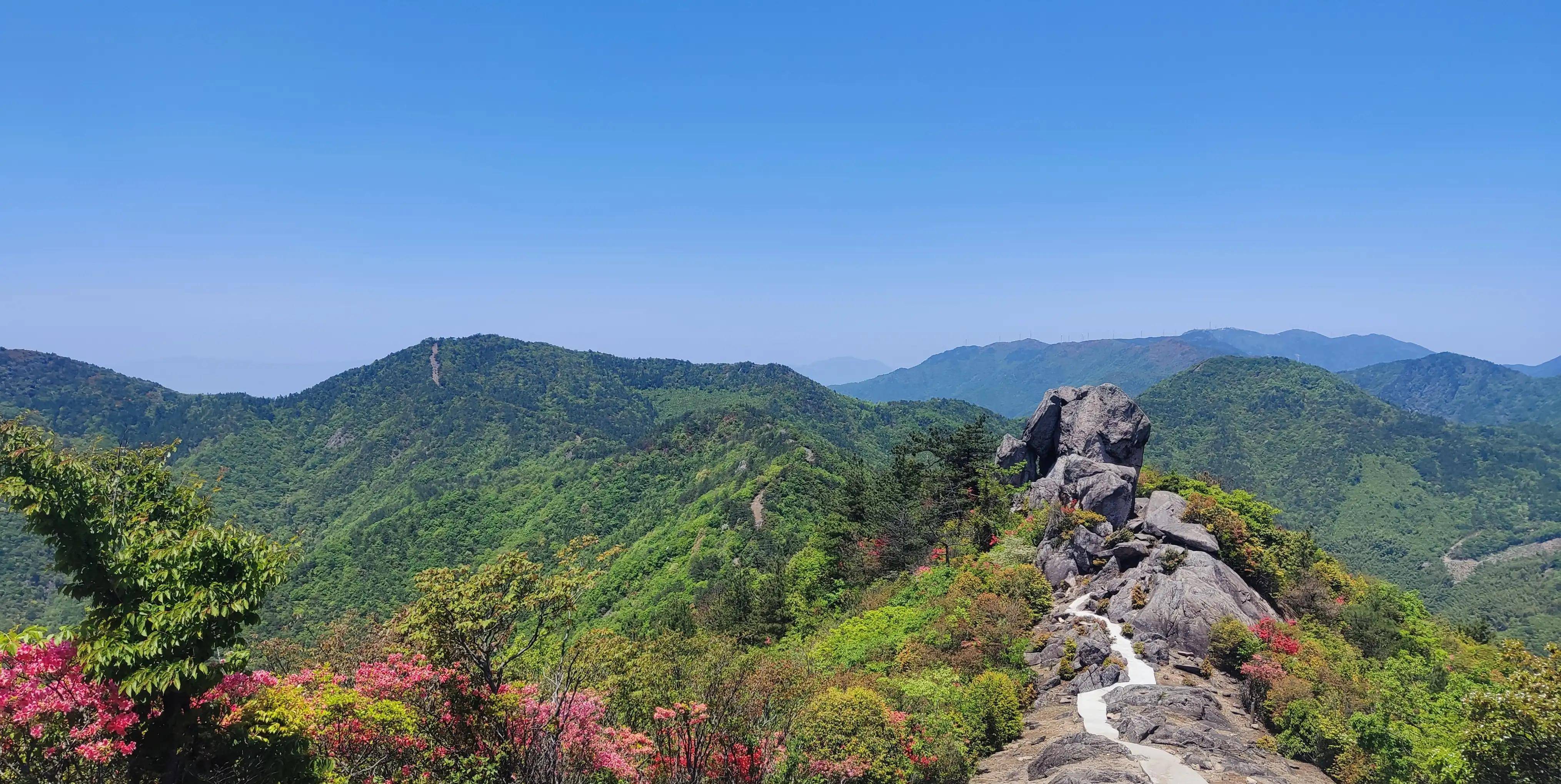 安基山和括苍山图片