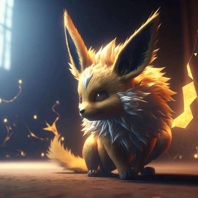 ai绘画宝可梦:雷伊布篇_形态_进化_元素