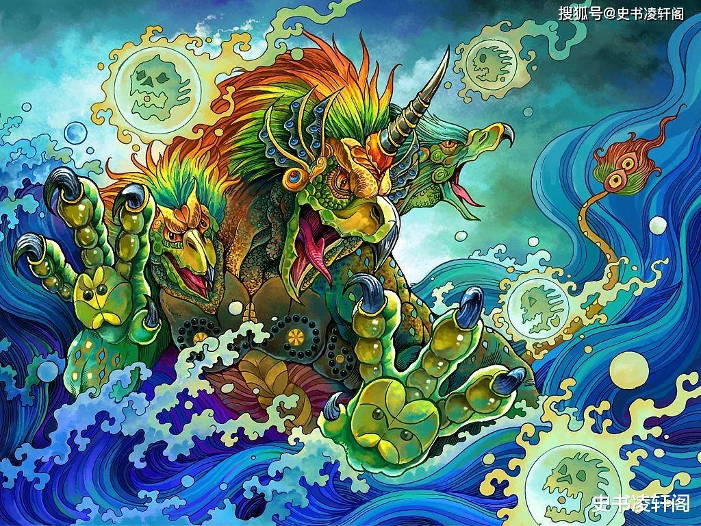 神鱼,第5让孙悟空有劲使不出,第1实力堪比鸿钧_何罗鱼_山海经_灵感