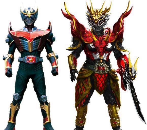 当假面骑士最终形态化身异类骑士:龙骑造型狂野,电王表情嚣张!