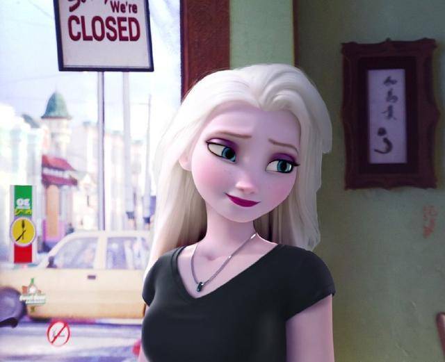 当艾莎女王换上现代装,躲过土气的北地服,看到旗袍装惊艳全场!