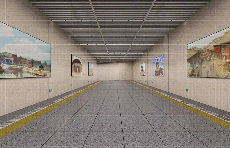 崂山极地海洋世界人行过街地道效果图披露_东海_东路_建设