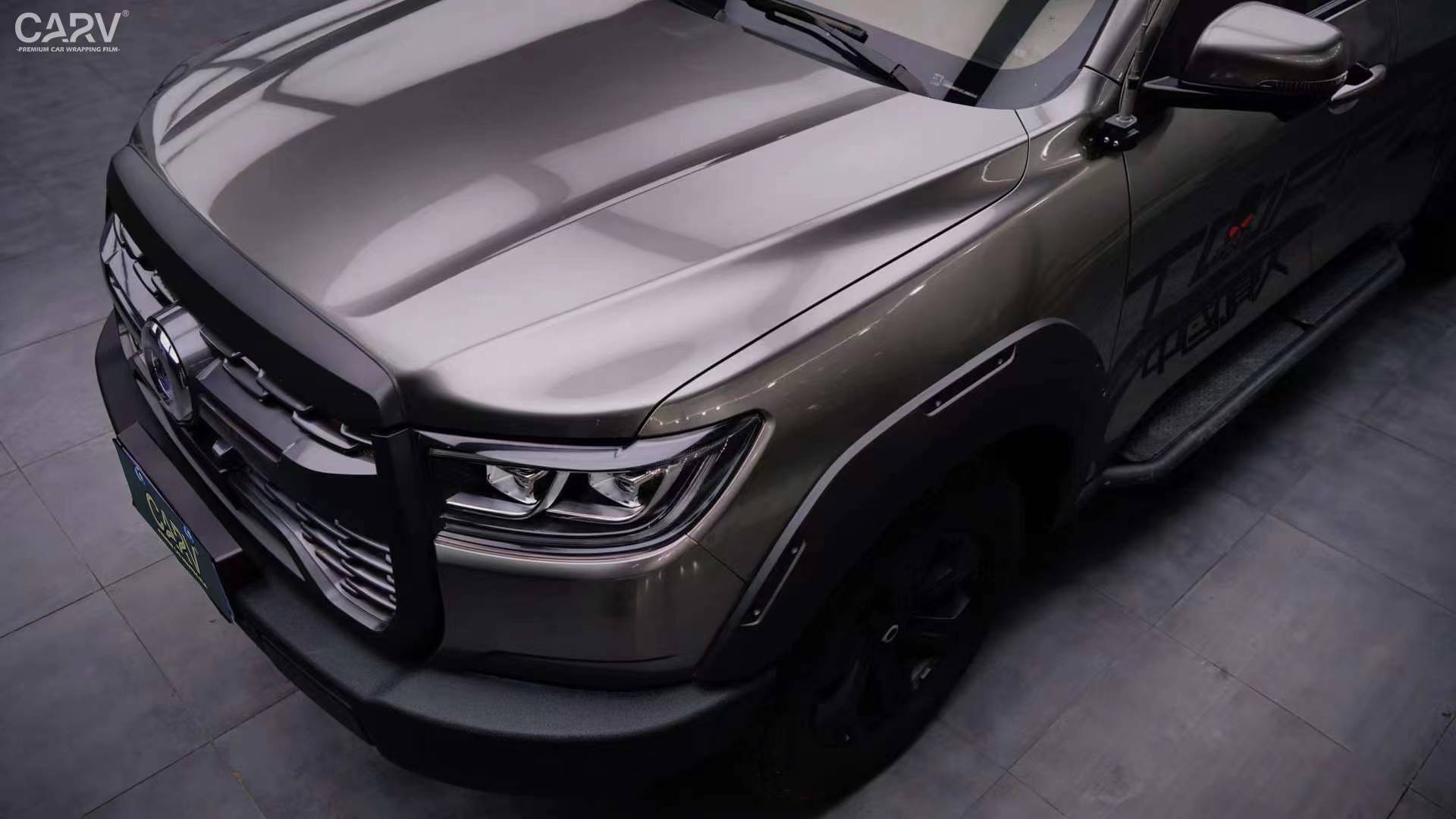 长城炮carv卡孚改色膜白金液态金属银,整体观感高级而不高冷_保障