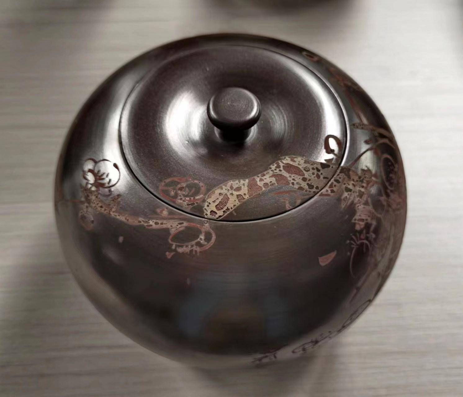 遇见,透出结晶的美——谷凤羽滇瓦斑砂陶艺_云南_陶瓷_作品