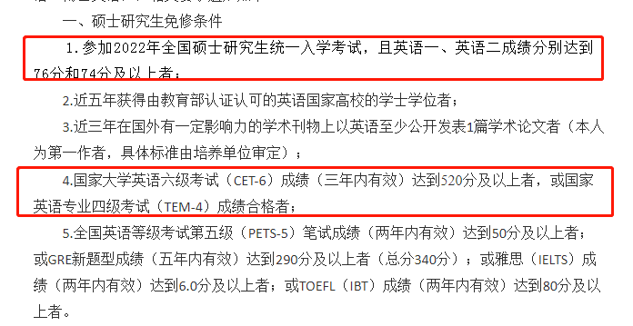 太好了！这些院校读研可免修英语！/安徽二战考研集训营（研究生免修英语什么意思）