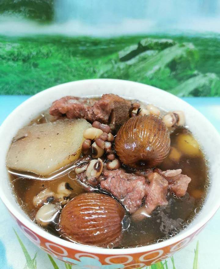 4,時令營養湯譜成品圖3,食養功效豬骨,沙葛,眉豆,赤小豆,蜜棗,薑片2